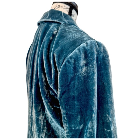 Elliott Lauren Women’s Silk-Blend Jacket. Emerald-Green. Size 6 - Picture 9 of 10